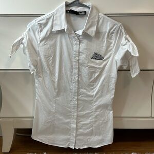 Love Moschino Women’s button down white shirt
